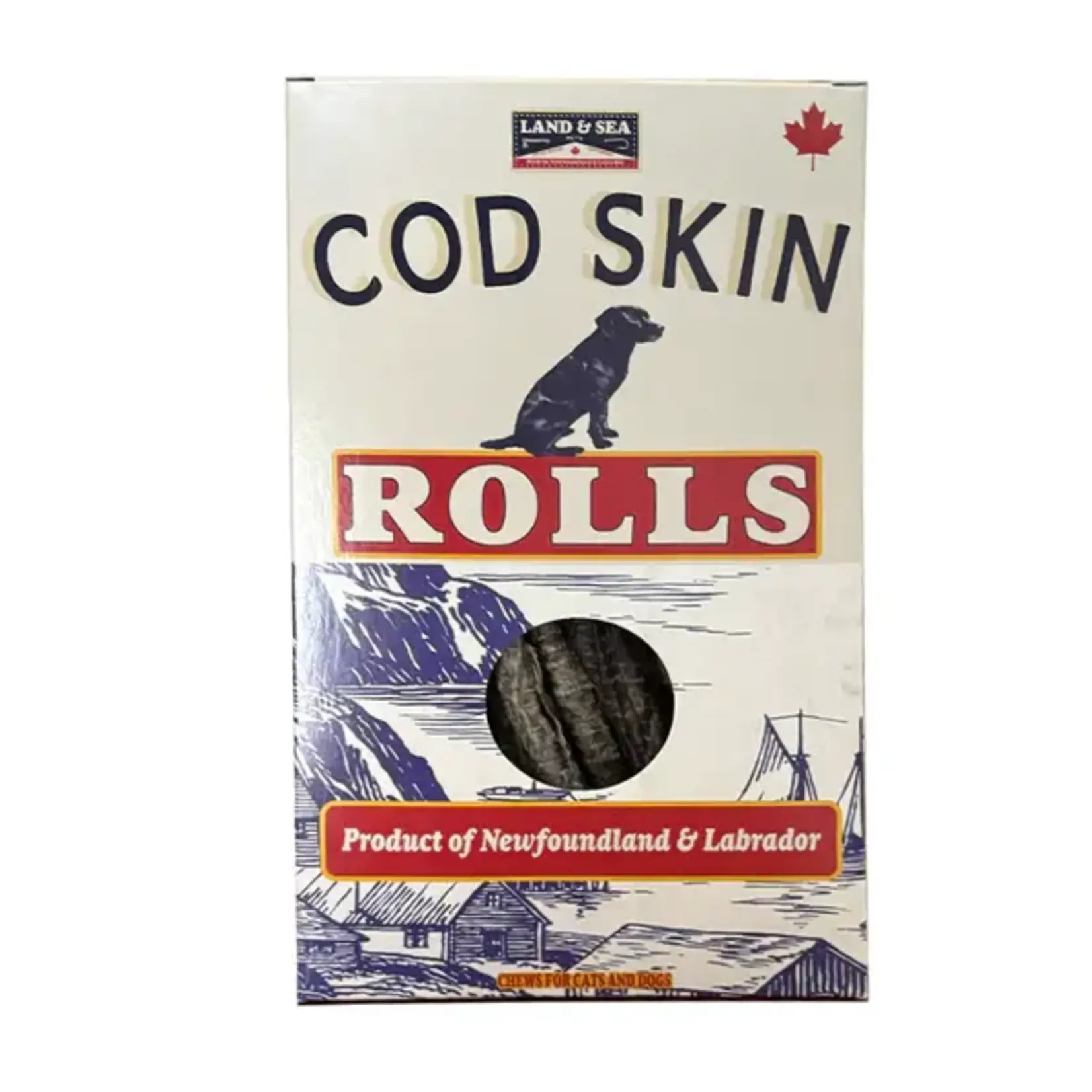 Land & Sea Pet Treats Land & Sea Pet Treats - Rouleaux de Morue