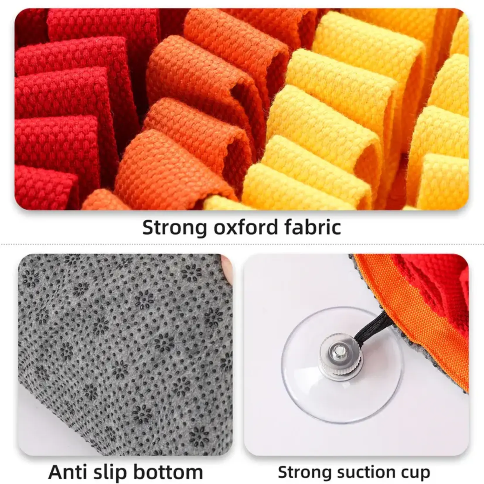 PawzNDogz™ - Fire™ - Anti-Bite Snuffle Mat Challenge - Level 2