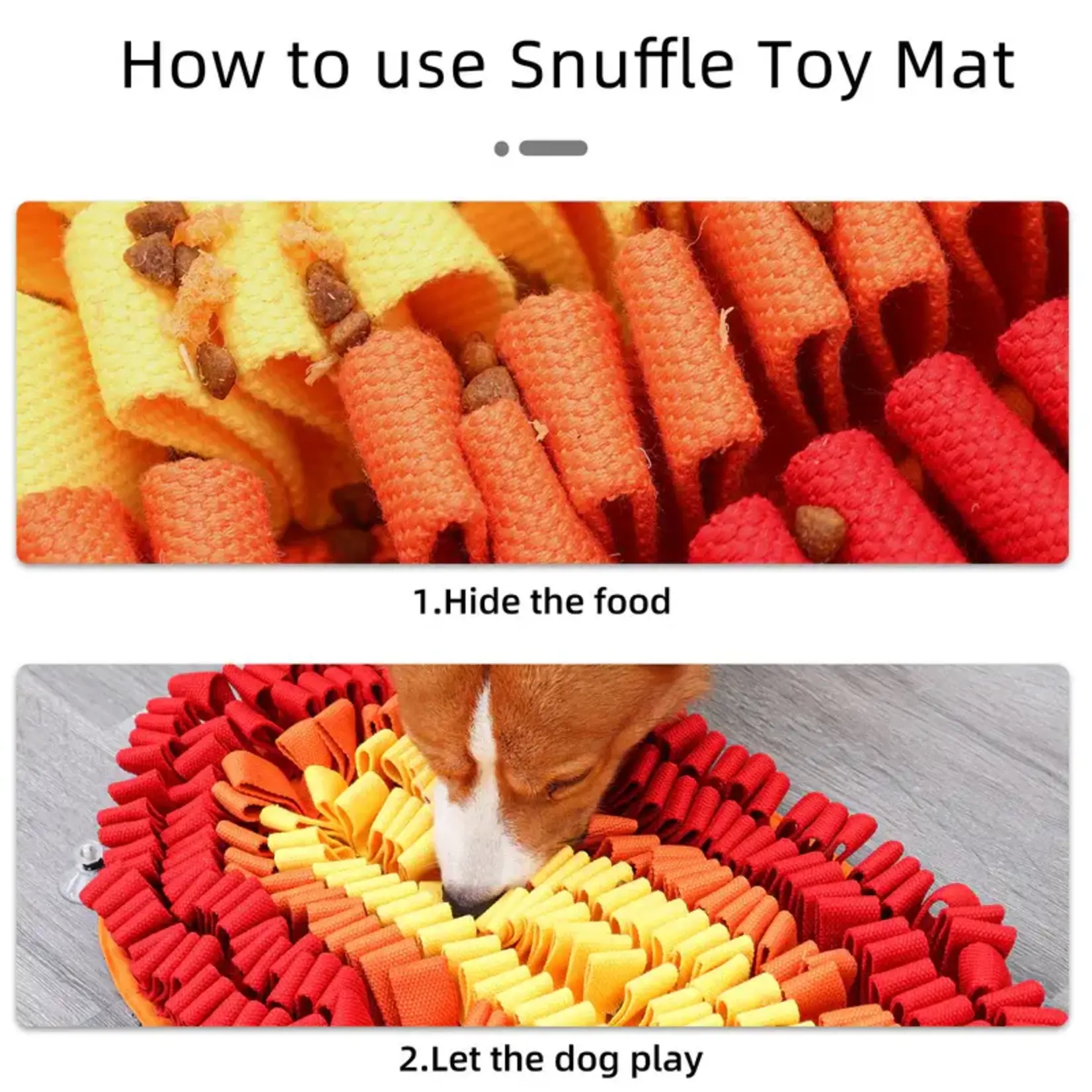 PawzNDogz™ - Fire™ - Anti-Bite Snuffle Mat Challenge - Level 2