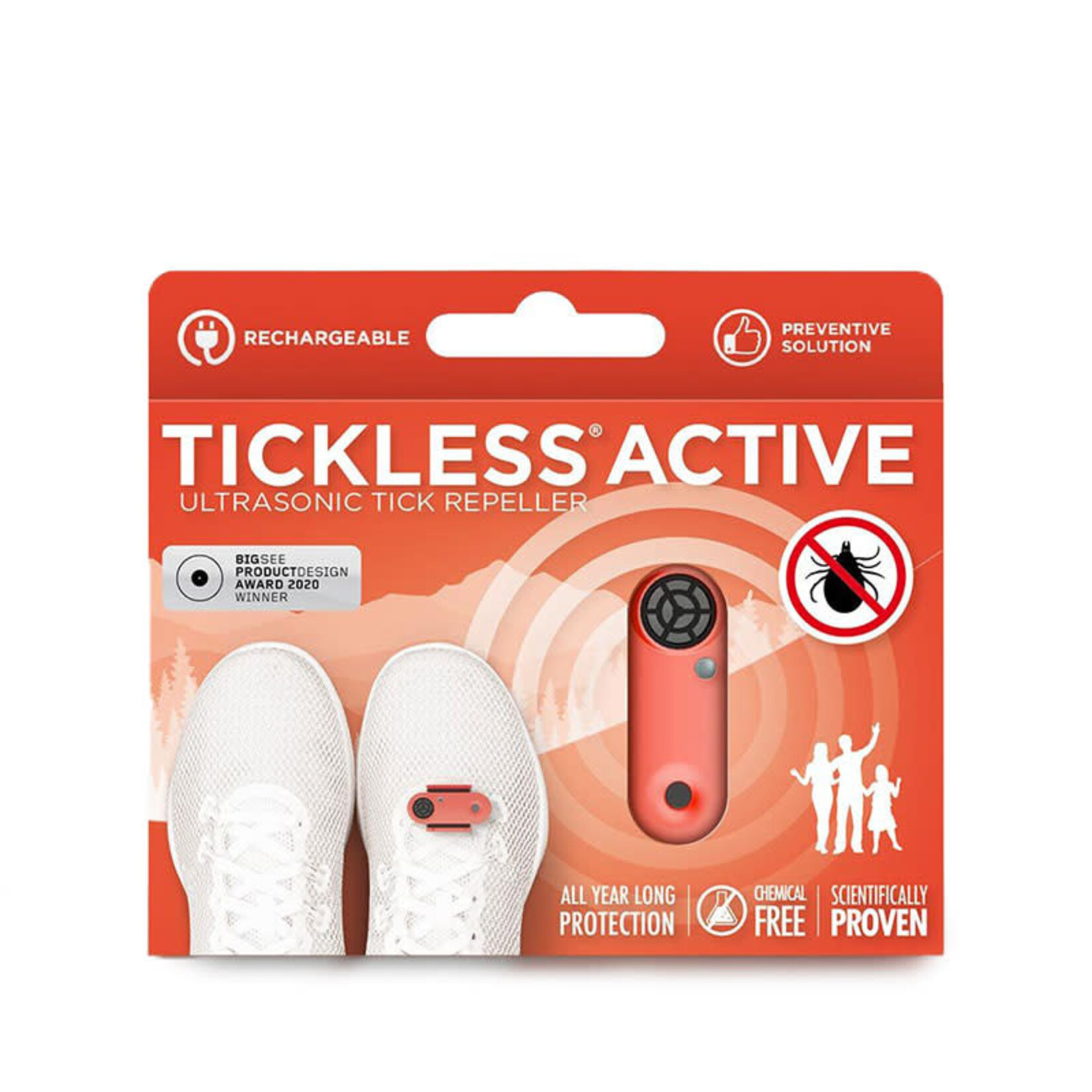 Tickless Tickless - Active - Rechargeable Ultrasonic Tick Repeller