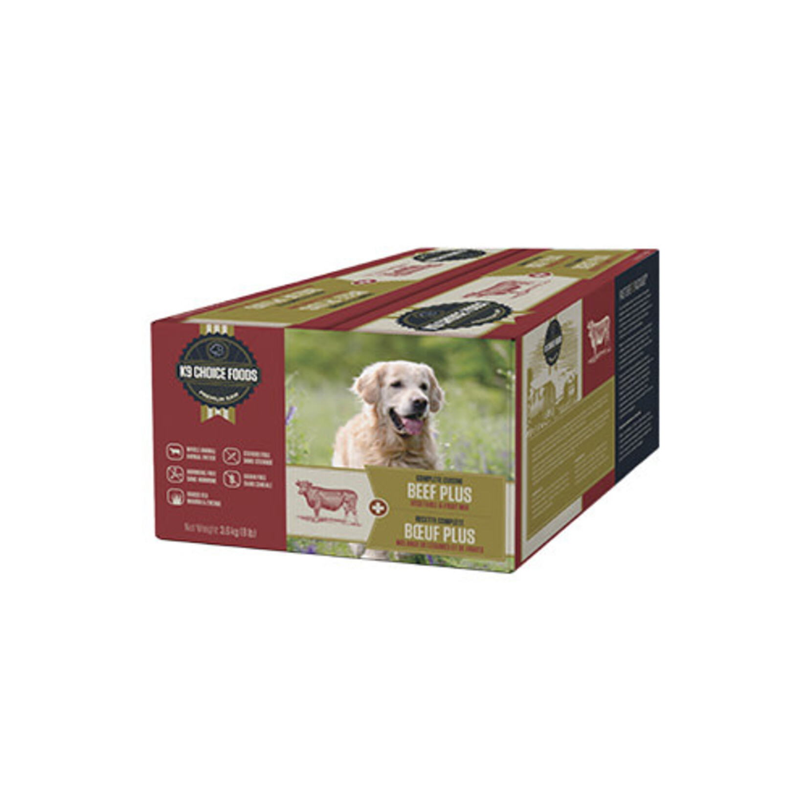 K9 Choice Foods K9 Choice Foods - Complete Cuisine Beef Plus - 8lb