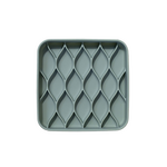 dogged - Argyle Slow Feeder Bowl - Seafoam