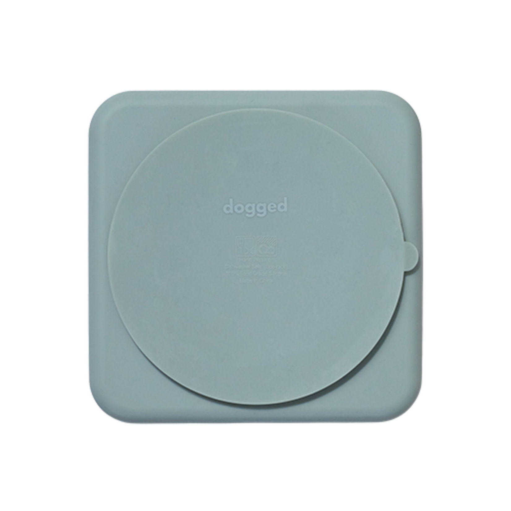 dogged - Argyle Slow Feeder Bowl - Seafoam