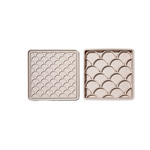 dogged - 3-in-1 Fish Scale Slow Feeder Bowl - Sand