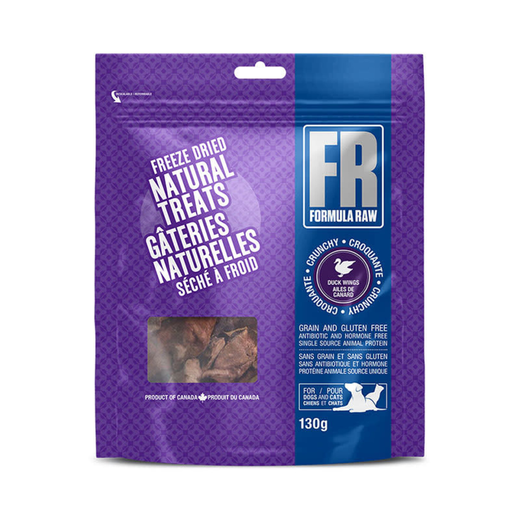 Formula Raw Formule Raw - Ailes de canard lyophilisées - 130g