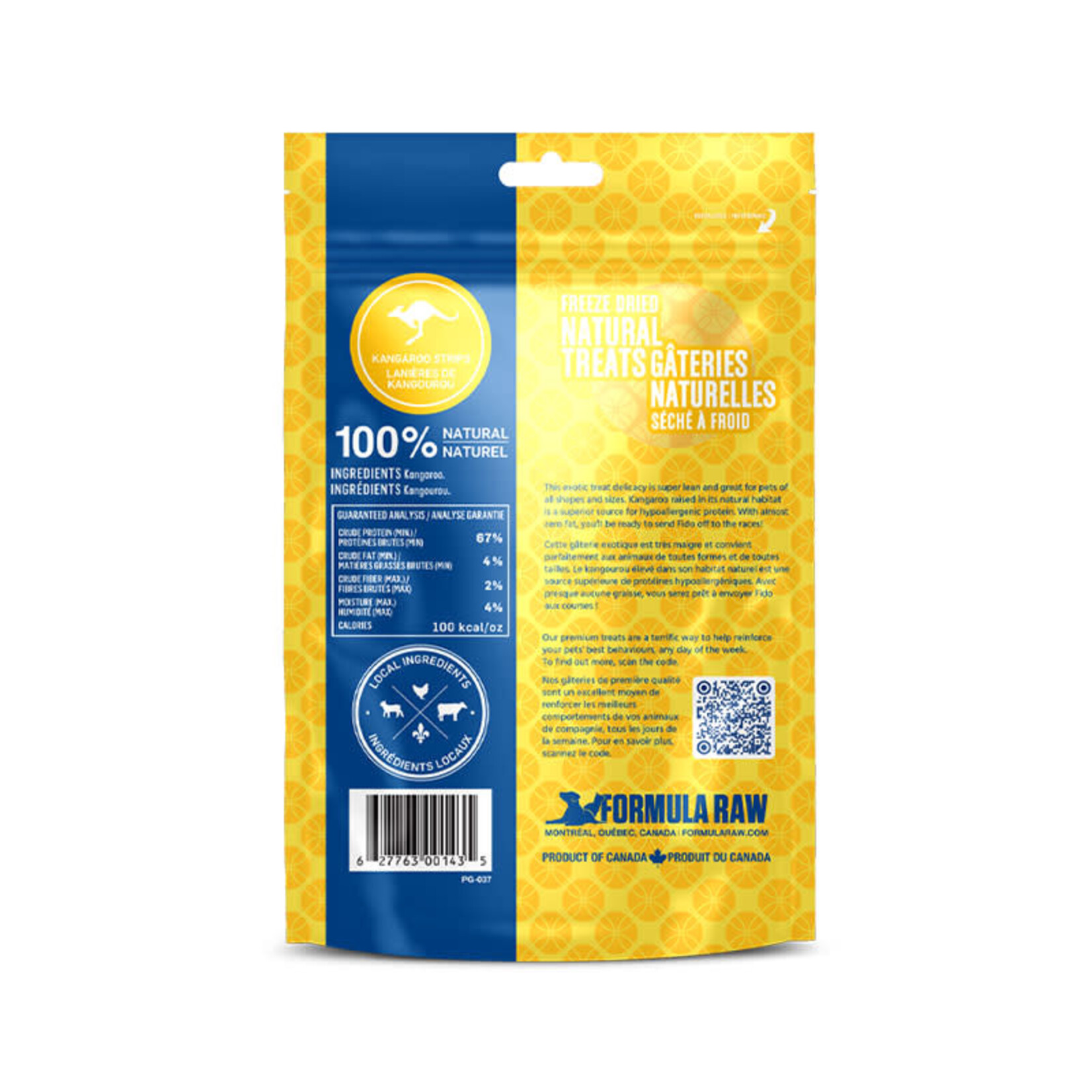 Formula Raw Formula Raw - Kangaroo Strips - 100g
