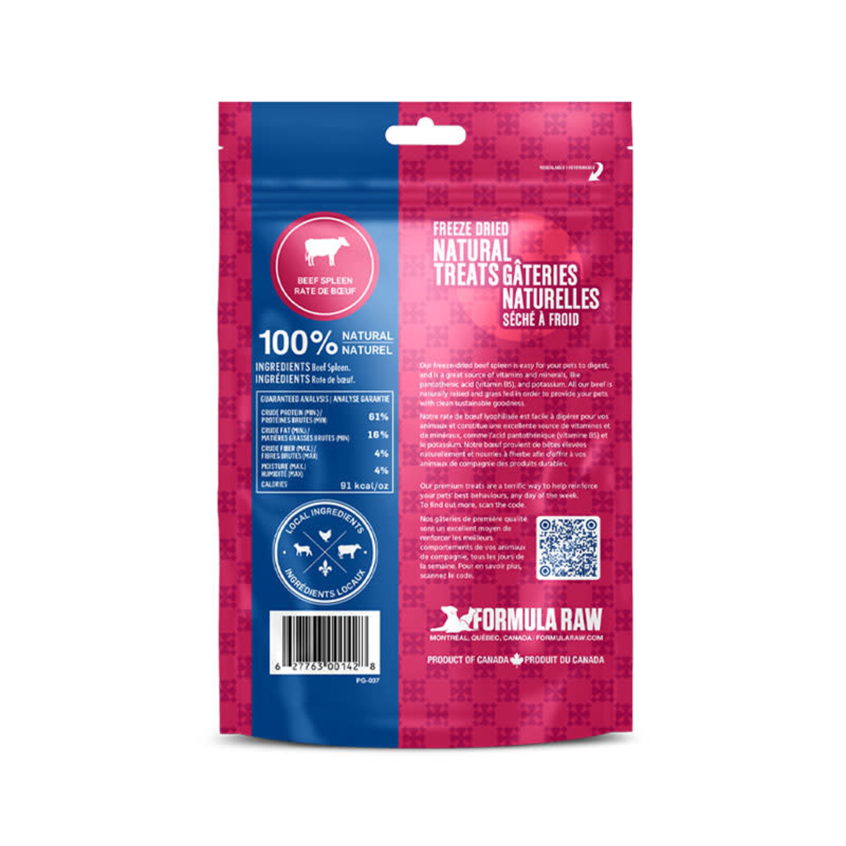 Formula Raw Formula Raw - Beef Spleen - 100g