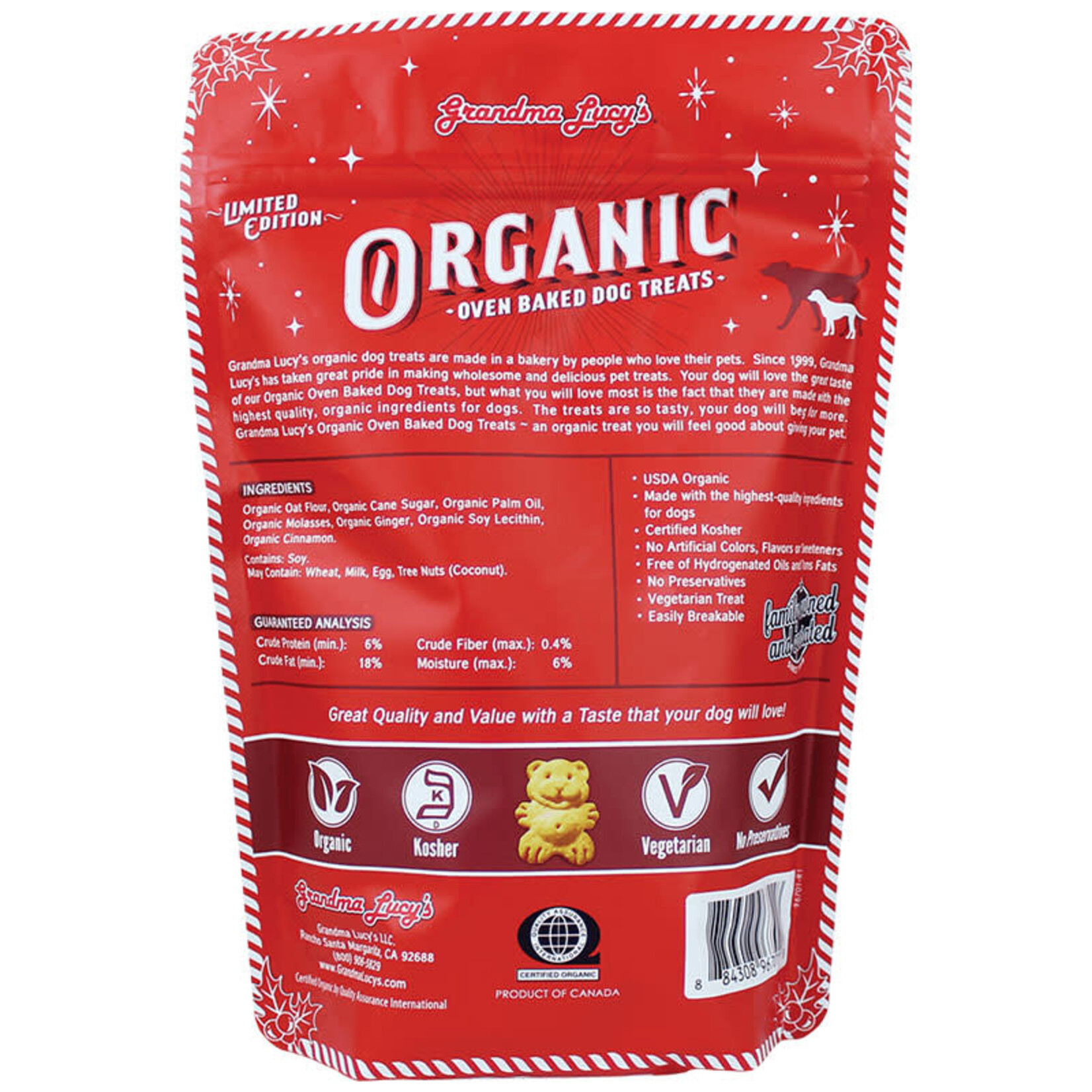 Grandma Lucy’s - Organic Gingerbread Treats - 227g
