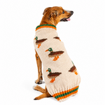 Chilly Dog Sweaters - Pull en laine "Lucky Duck"