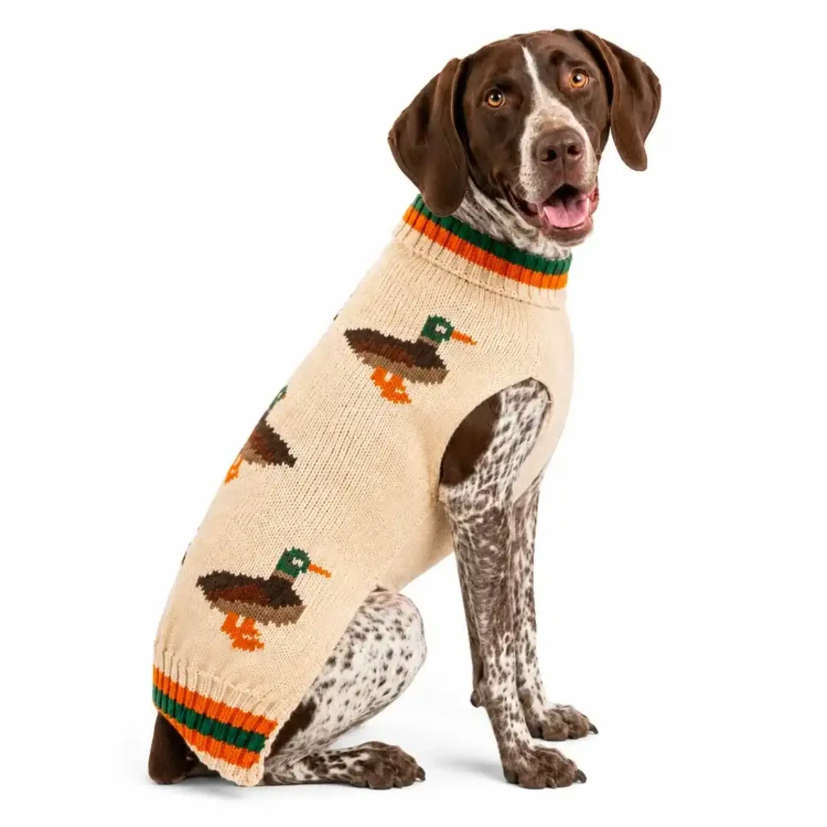 Chilly Dog Sweaters - Lucky Duck Wool Sweater