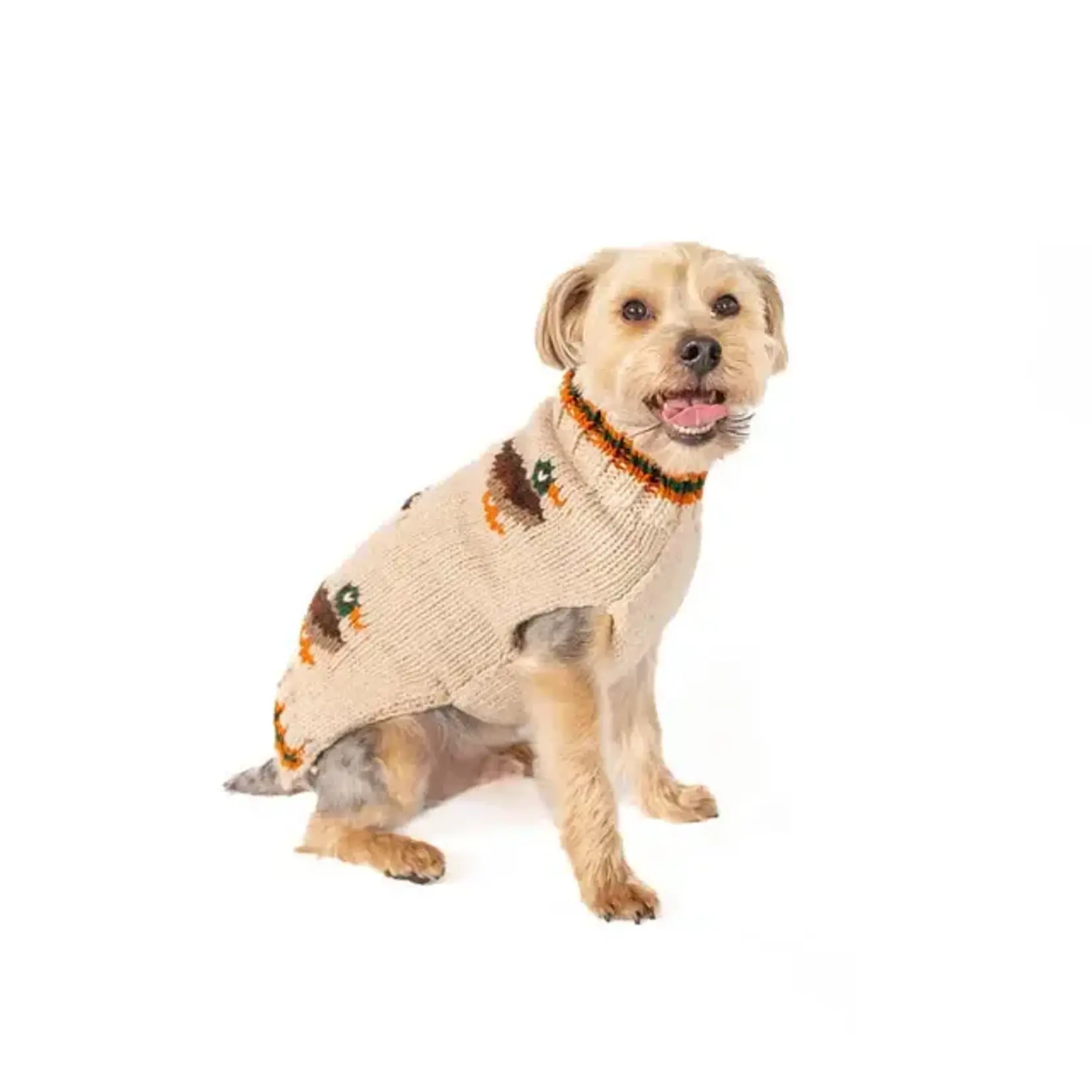 Chilly Dog Sweaters - Lucky Duck Wool Sweater