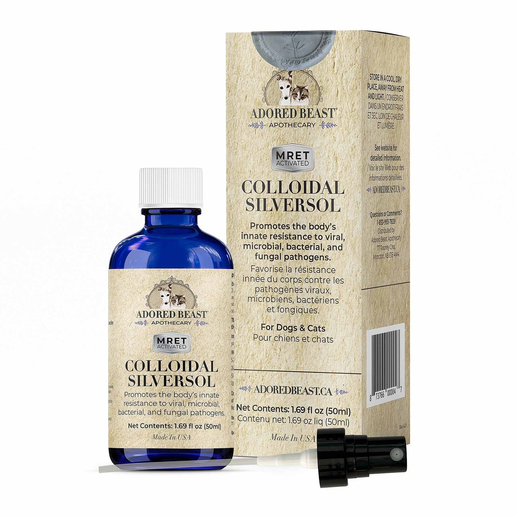 Adored Beast Apothecary Adored Beast - Colloidal SilverSol | *MRET Activated