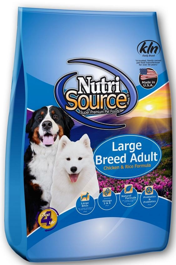 NutriSource Large Breed Puppy Chicken and Rice Dry Dog Food - Koch Farm