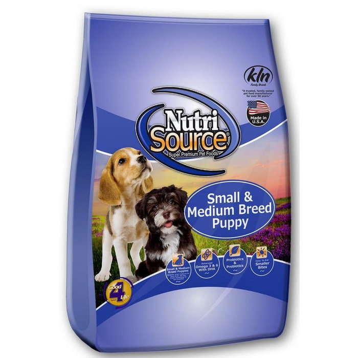 NutriSource NutriSource Small and Medium Breed Puppy Chicken and Rice Dry Dog Food