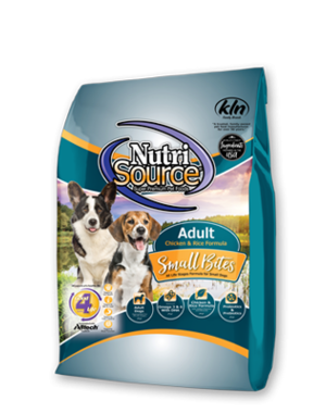 NutriSource Small Bites Chicken & Rice Recipe Dry Dog Food