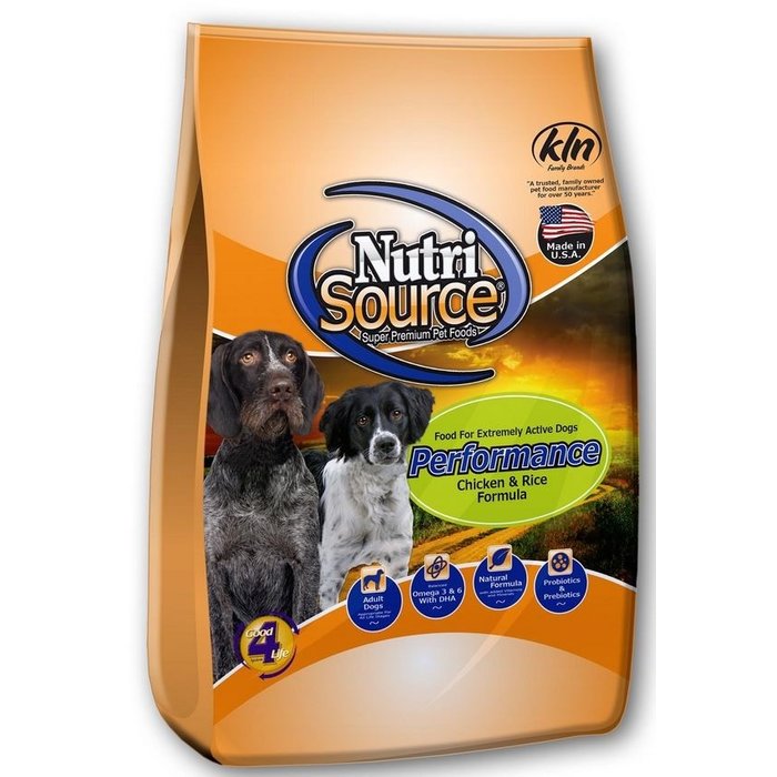 NutriSource NutriSource Performance Chicken & Rice Dry Dog Food