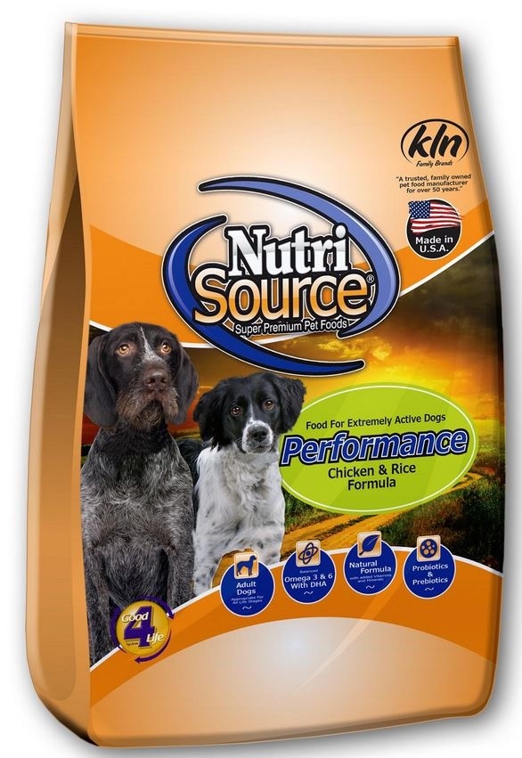 NutriSource Performance Chicken & Rice Dry Dog Food - Koch Farm Service