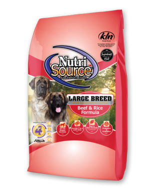 NutriSource Large Breed Beef & Rice Recipe Dry Dog Food