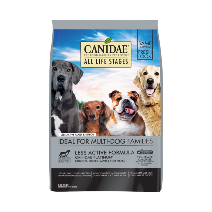 CANIDAE Canidae Platinum Formula for Less Active & Senior Dogs Dry Dog Food