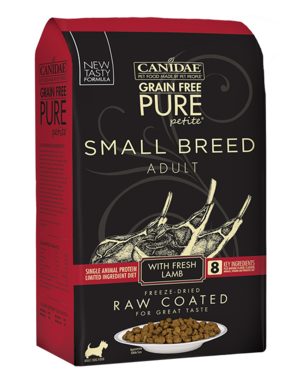 CANIDAE Canidae PURE Petite Small Breed Lamb Recipe Raw Coated Dry Dog Food