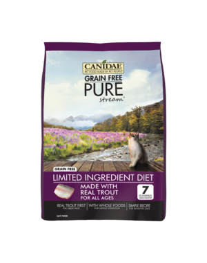 CANIDAE Canidae Grain Free PURE Stream with Trout Dry Cat Food