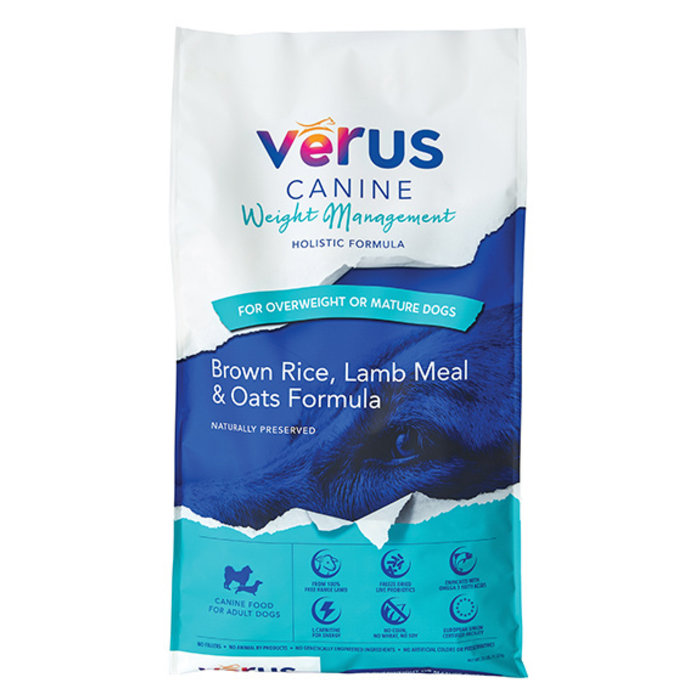 VeRUS VeRUS Weight Management Brown Rice, Lamb Meal & Oats Recipe Dry Dog Food