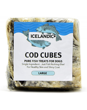  Icelandic+ Cod Skin Large Cube Dog Treat