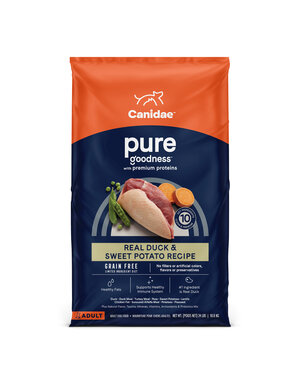 CANIDAE Grain Free PURE Duck & Sweet Potato Recipe Dry Dog Food