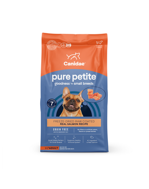 CANIDAE Canidae PURE Petite Small Breed Salmon Recipe Raw Coated Dry Dog Food