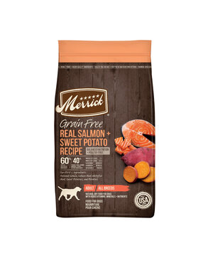 MERRICK PET CARE, INC. Merrick Grain Free Real Salmon and Sweet Potato Recipe Dry Dog Food