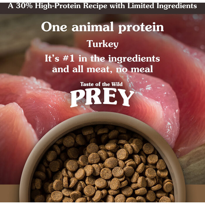 Taste of the Wild Taste of the Wild Grain Free Prey Limited Ingredient Turkey Dry Dog Food