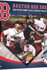 Masterpieces Puzzles & Games Boston Red Sox Home Plate Shaped Puzzle (500pc)