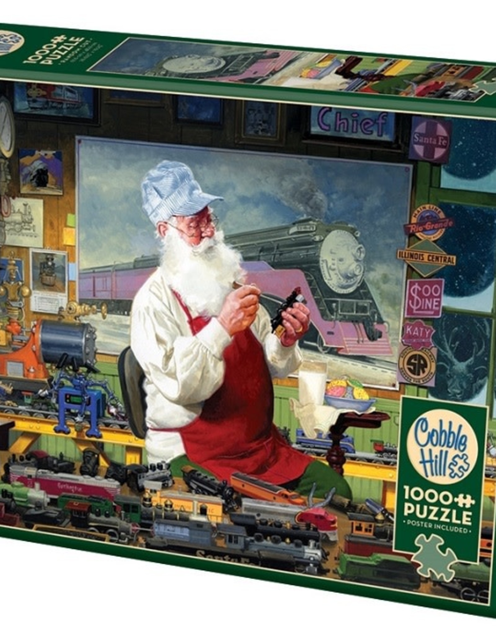Cobble Hill Puzzle Company Santa's Hobby (1000pc)
