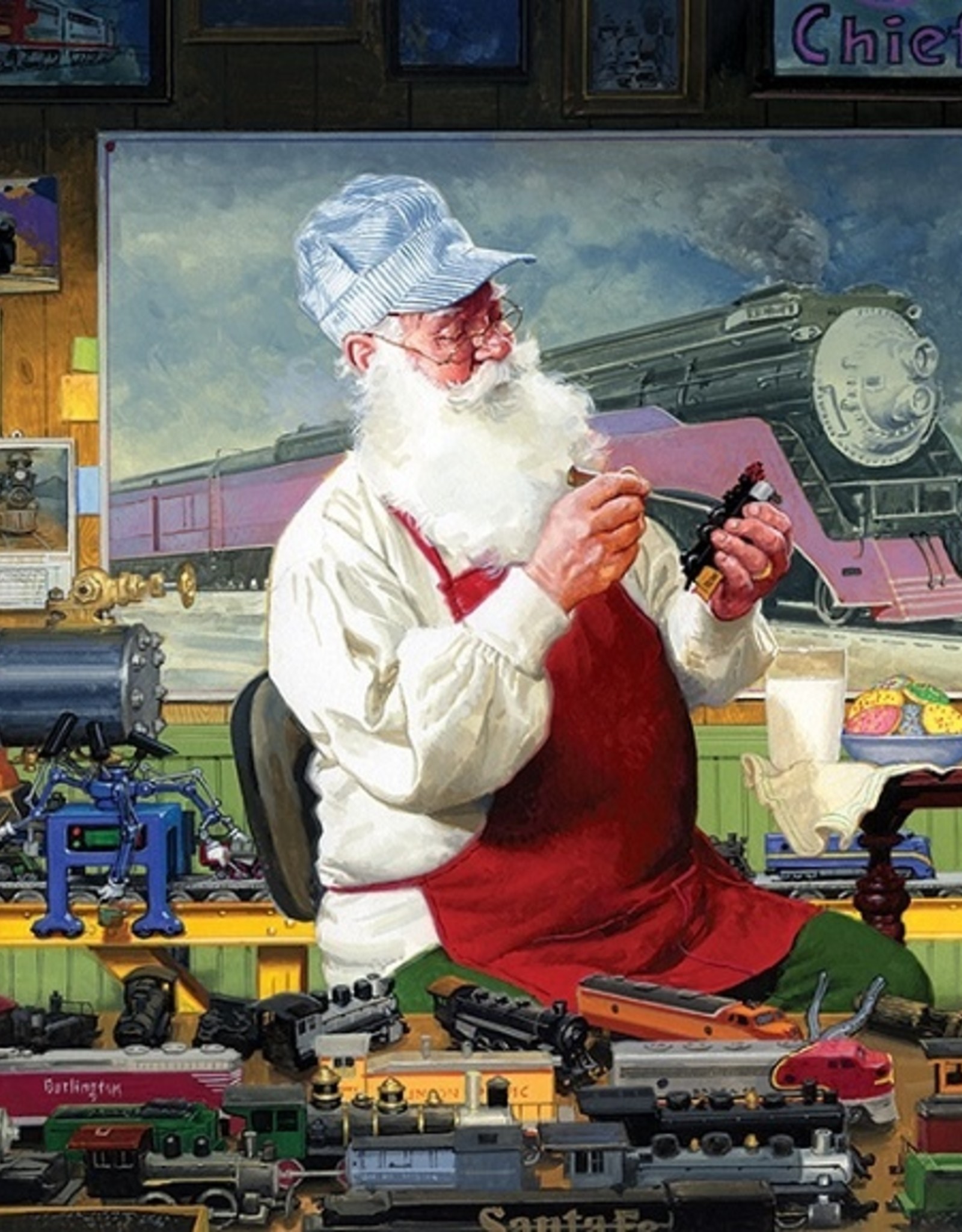 Cobble Hill Puzzle Company Santa's Hobby (1000pc)