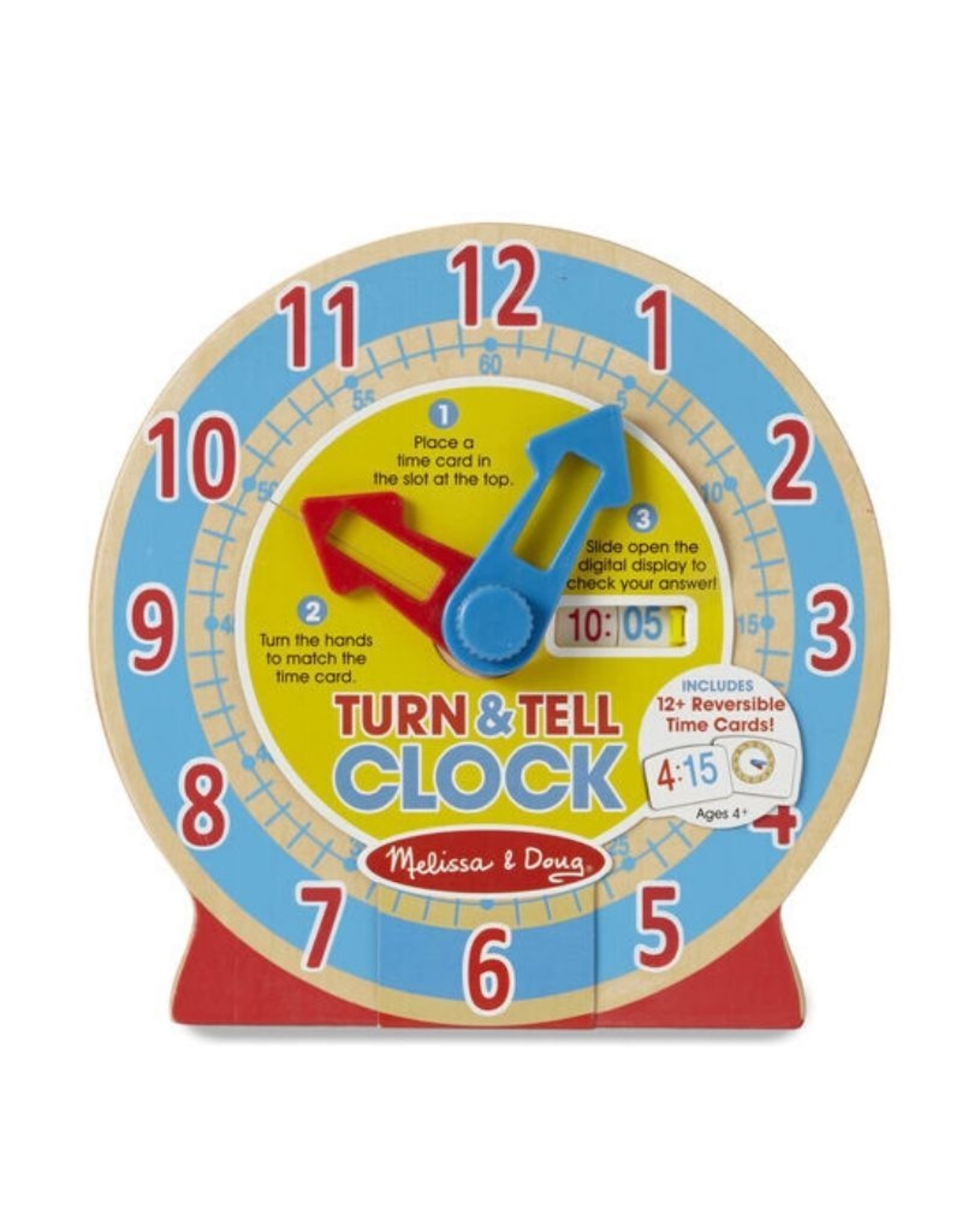 melissa and doug wooden clock