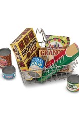 Melissa and Doug Let's Play House! Grocery Basket with Play Food