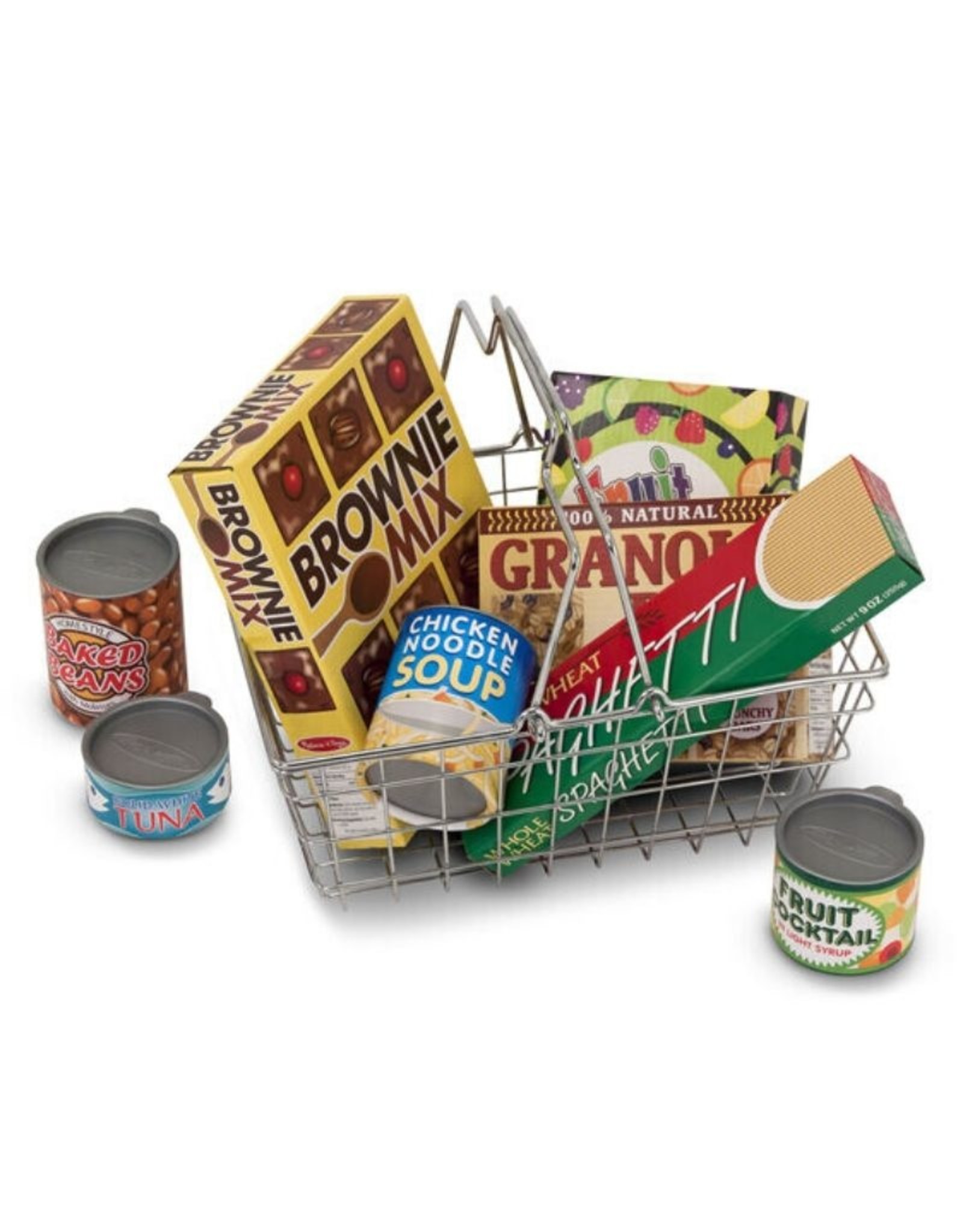 Melissa and Doug Let's Play House! Grocery Basket with Play Food