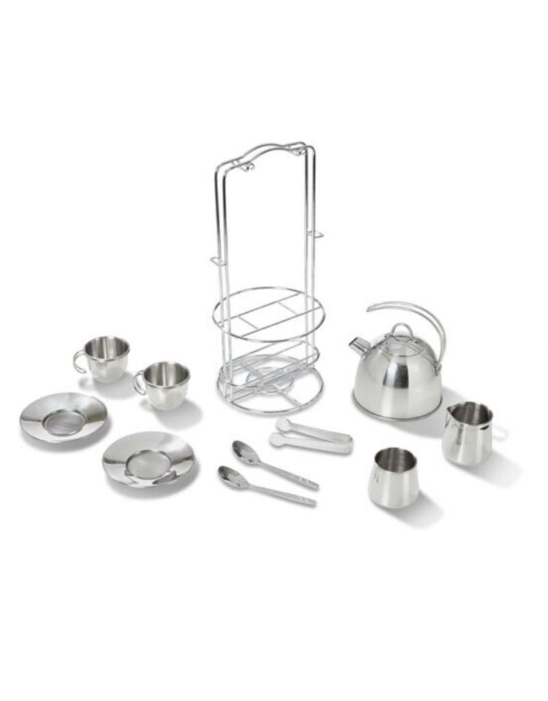 Melissa & Doug - Stainless Steel Tea Set