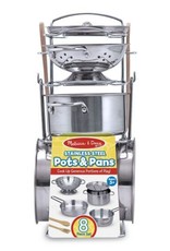 Melissa and Doug Stainless Steel Pots & Pans