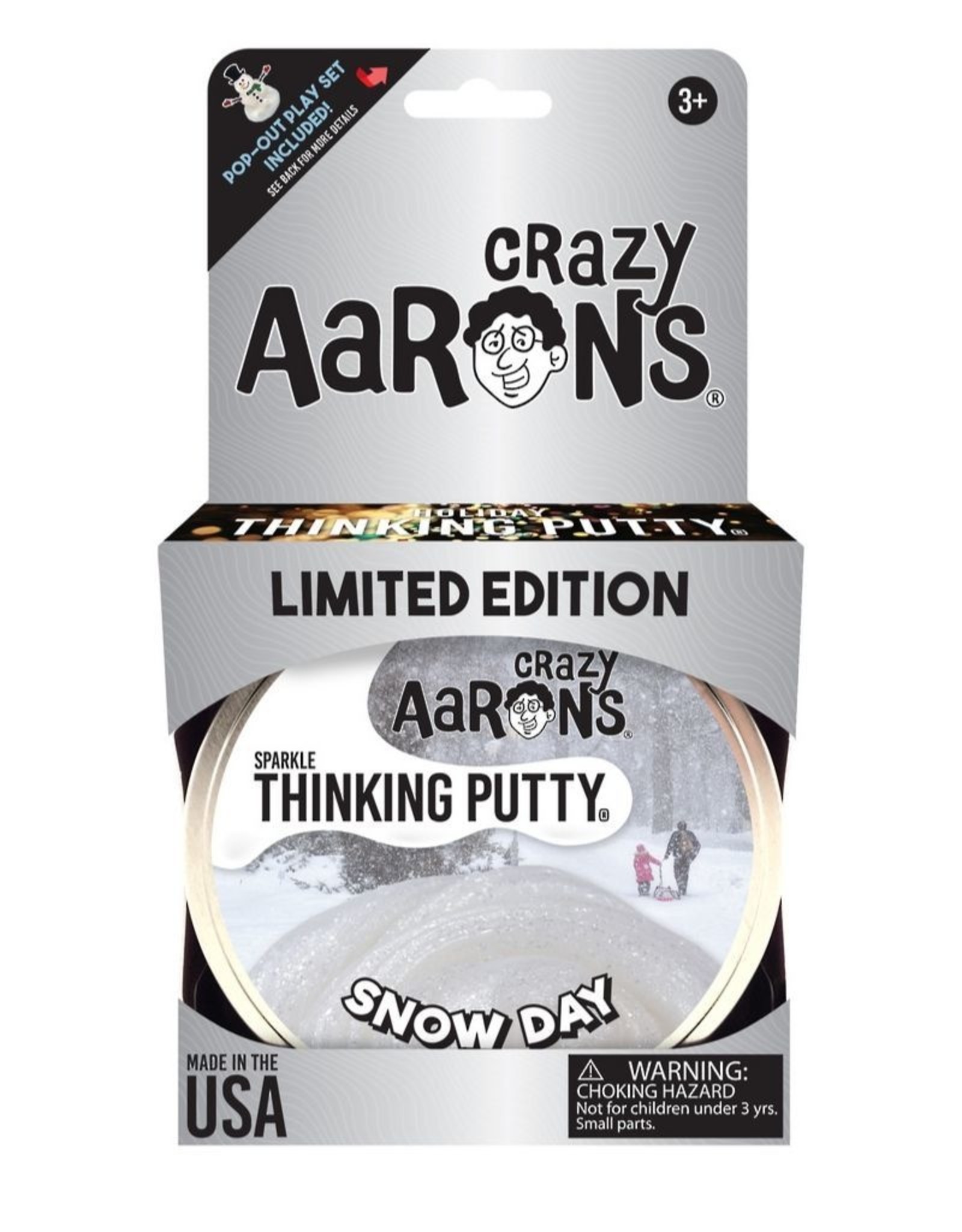 crazy aaron's thinking putty snow day