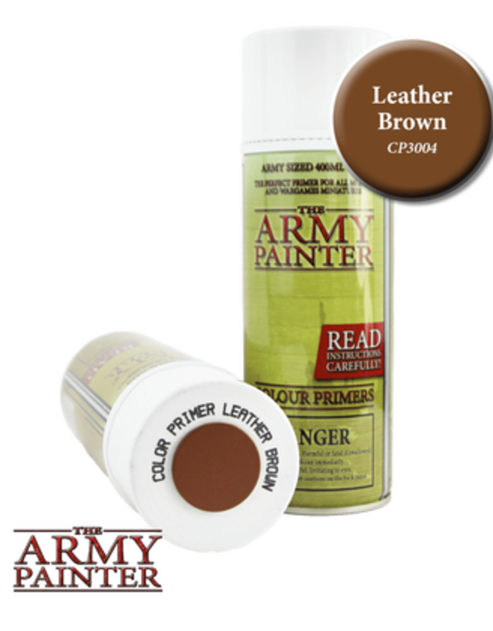 The Army Painter Color Primer: Leather Brown (Spray 400ml)