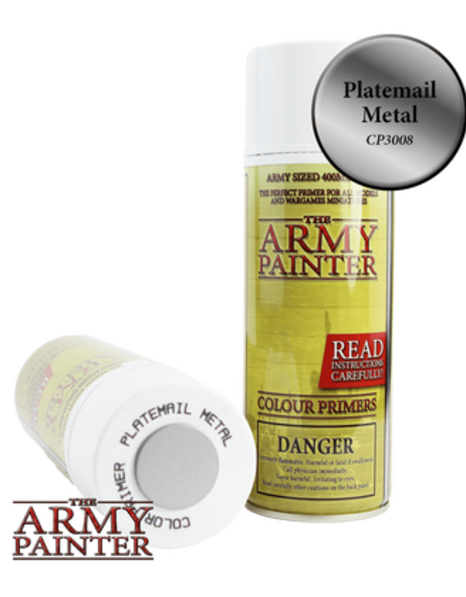 The Army Painter Color Primer: Plate Mail Metal Spray (400ml)