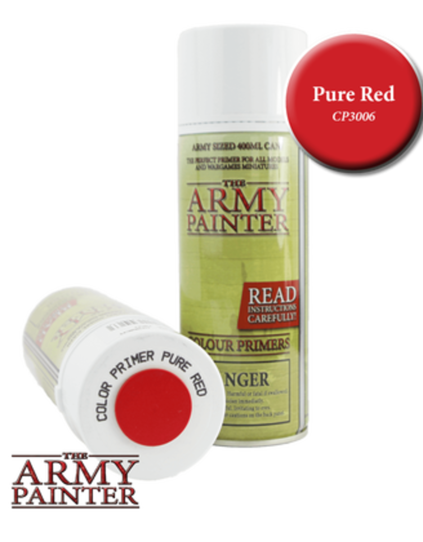 The Army Painter Color Primer: Pure Red (Spray 400ml)