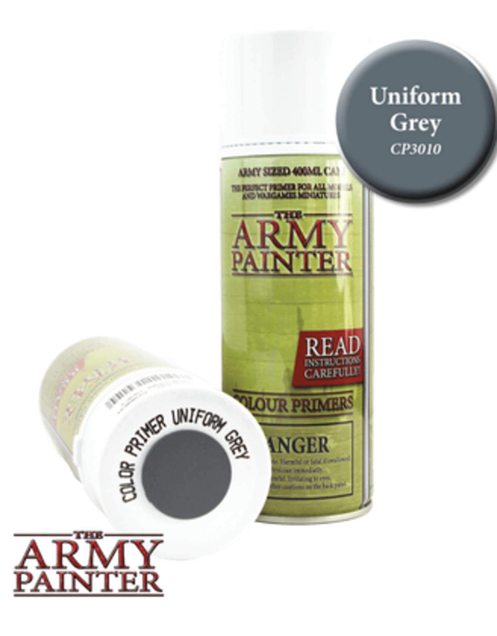 The Army Painter Color Primer: Uniform Grey Spray (400ml)