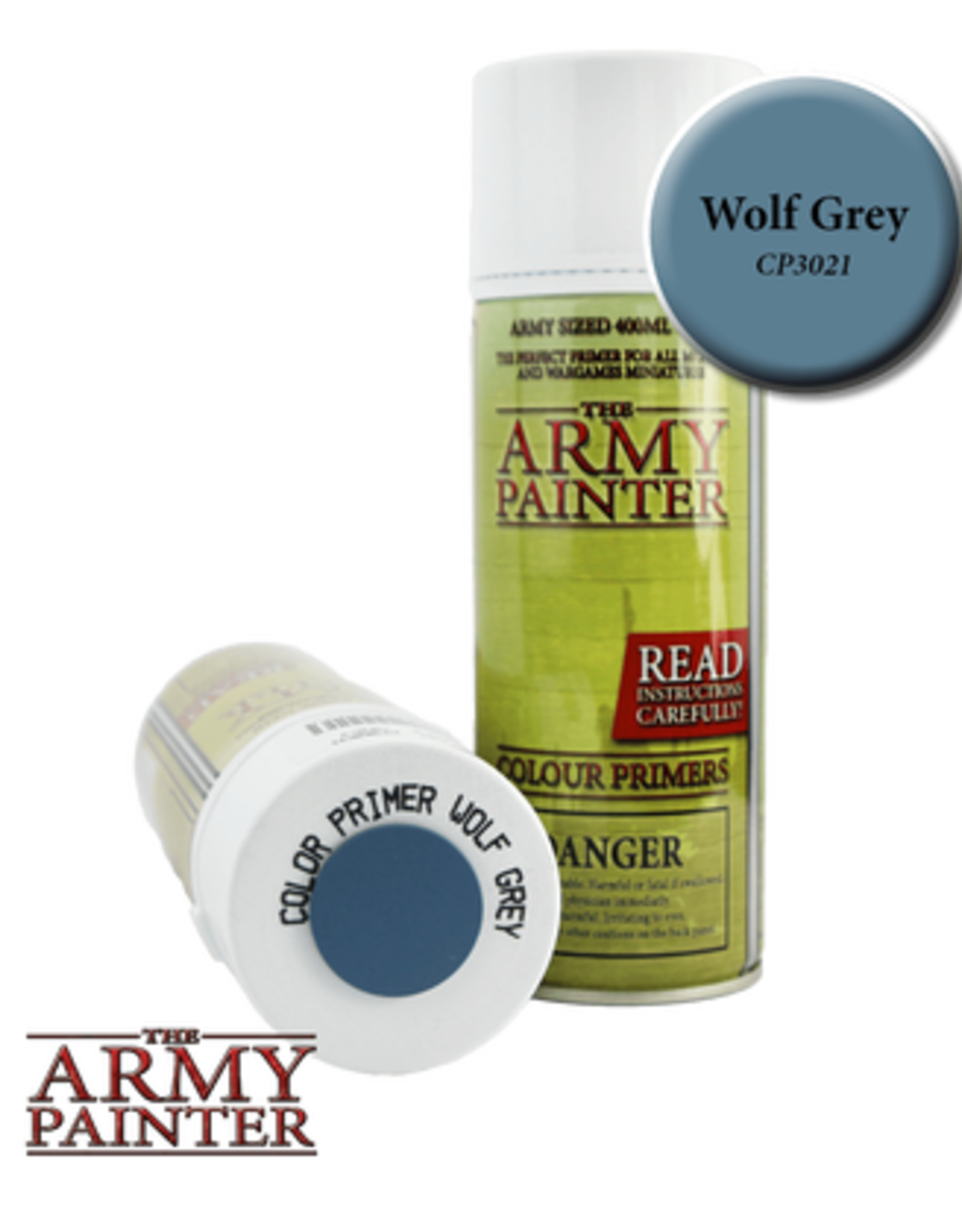 The Army Painter Color Primer: Wolf Grey (Spray 400ml)