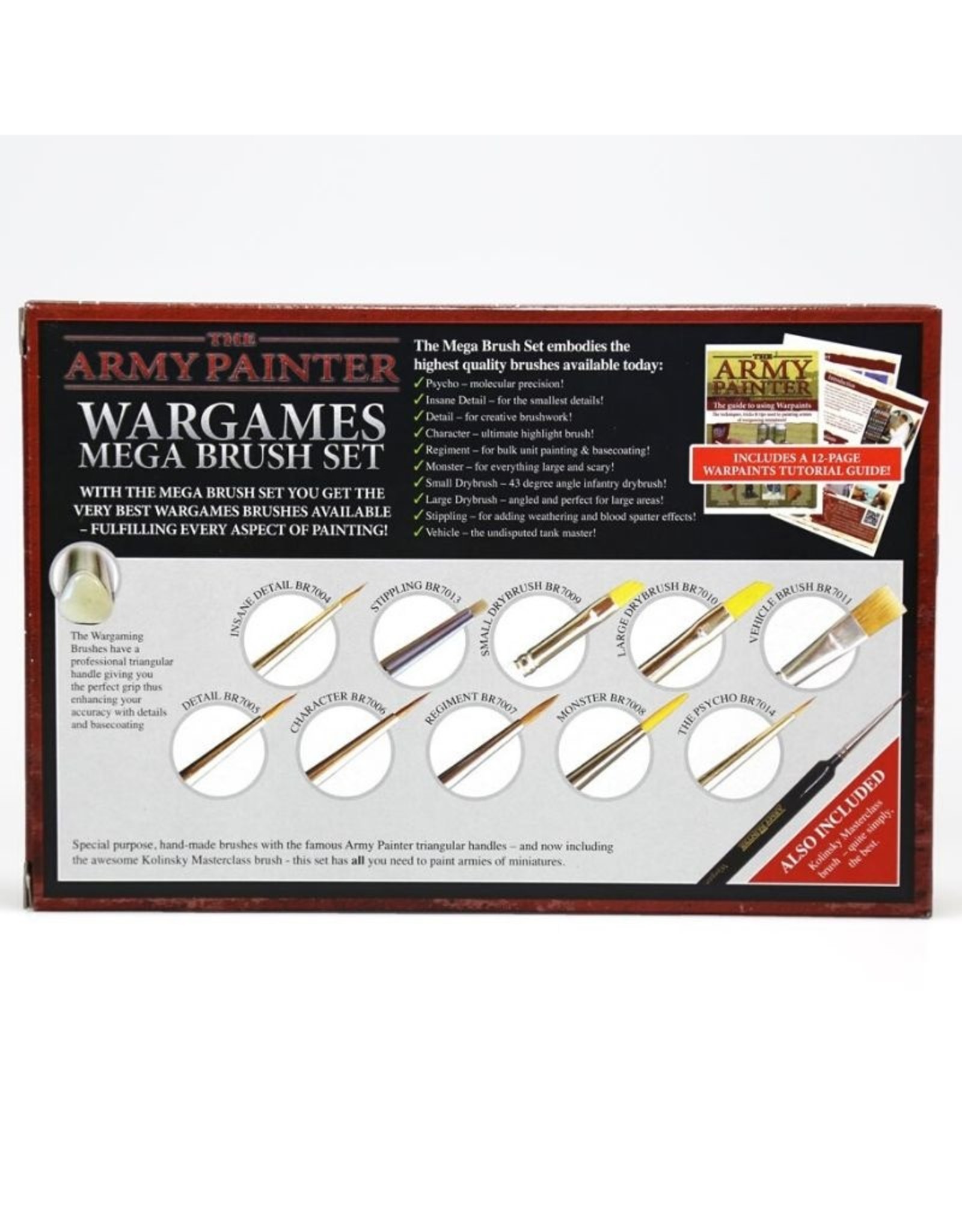 Army Painter - Wargamer Brush: The Psycho, Table Top Miniatures