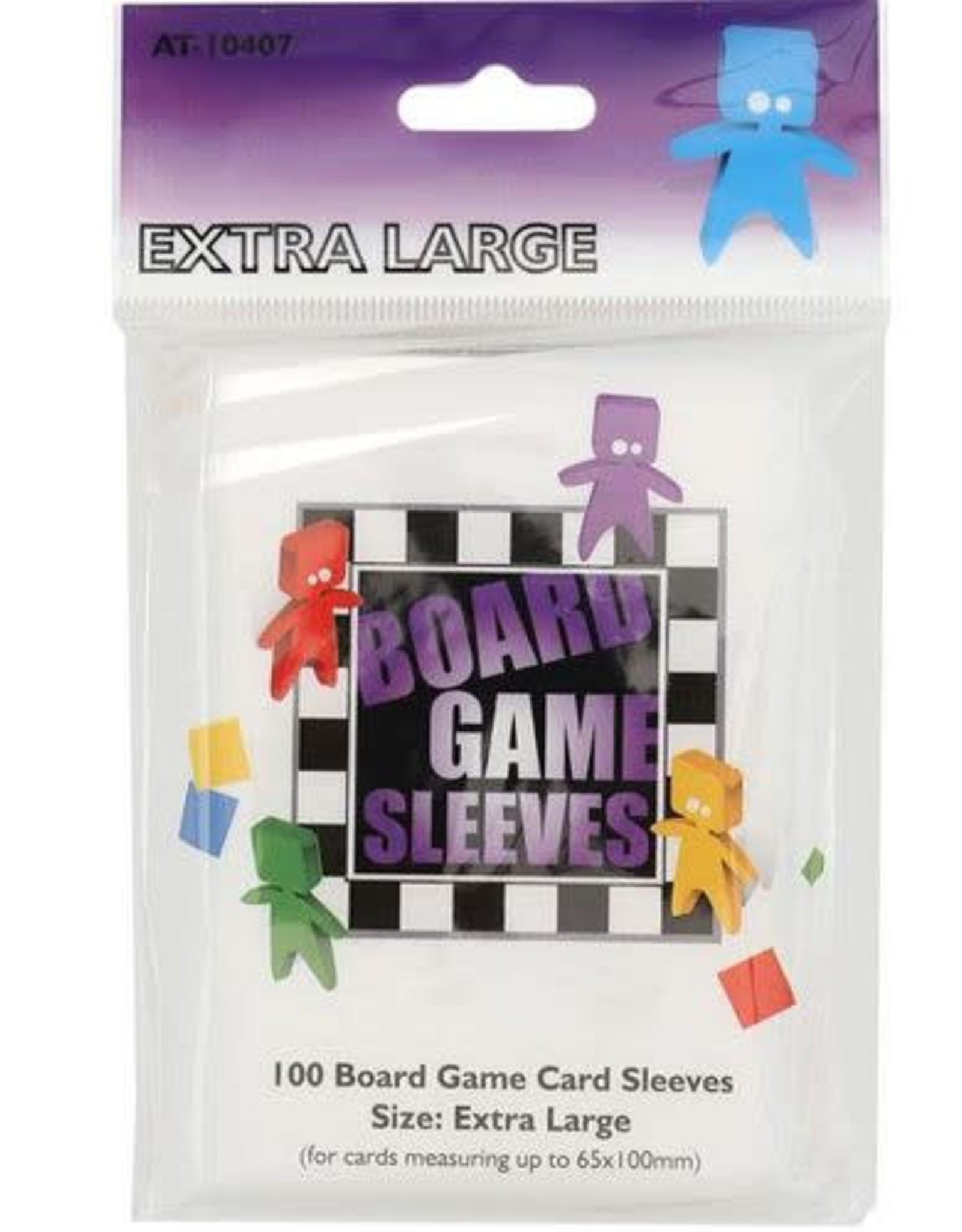 Board Game Sleeves: Extra Large - 65 x 100mm (100ct)
