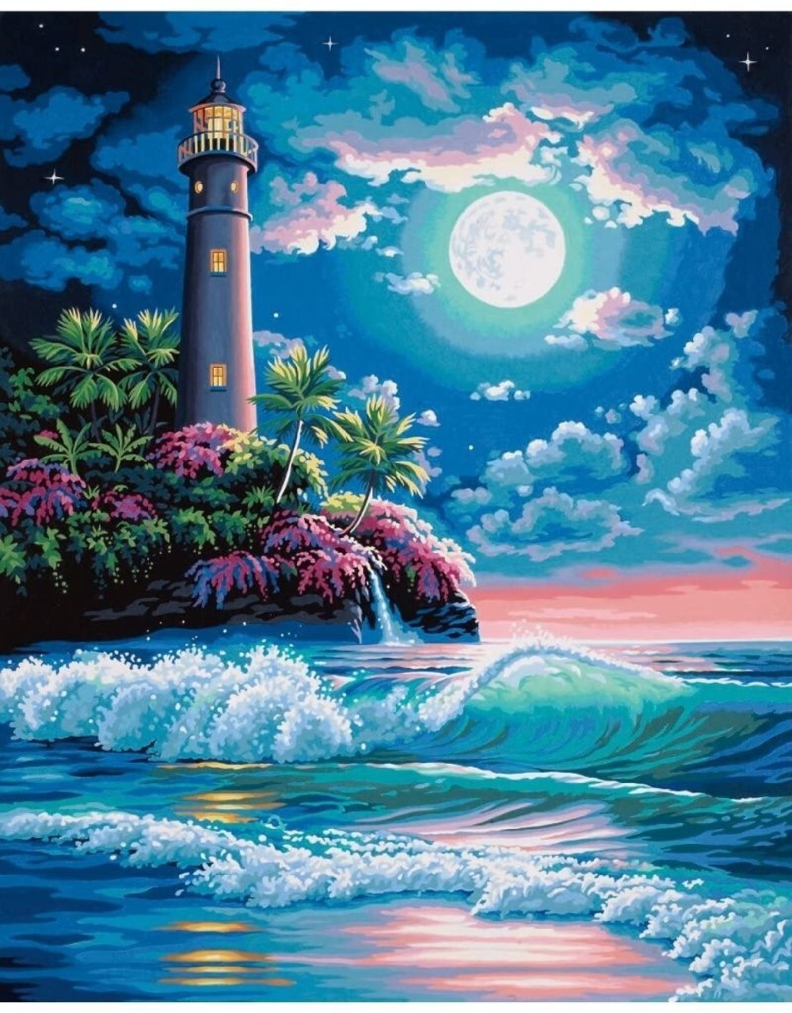 Dimensions Lighthouse in Moonlight (Professional)