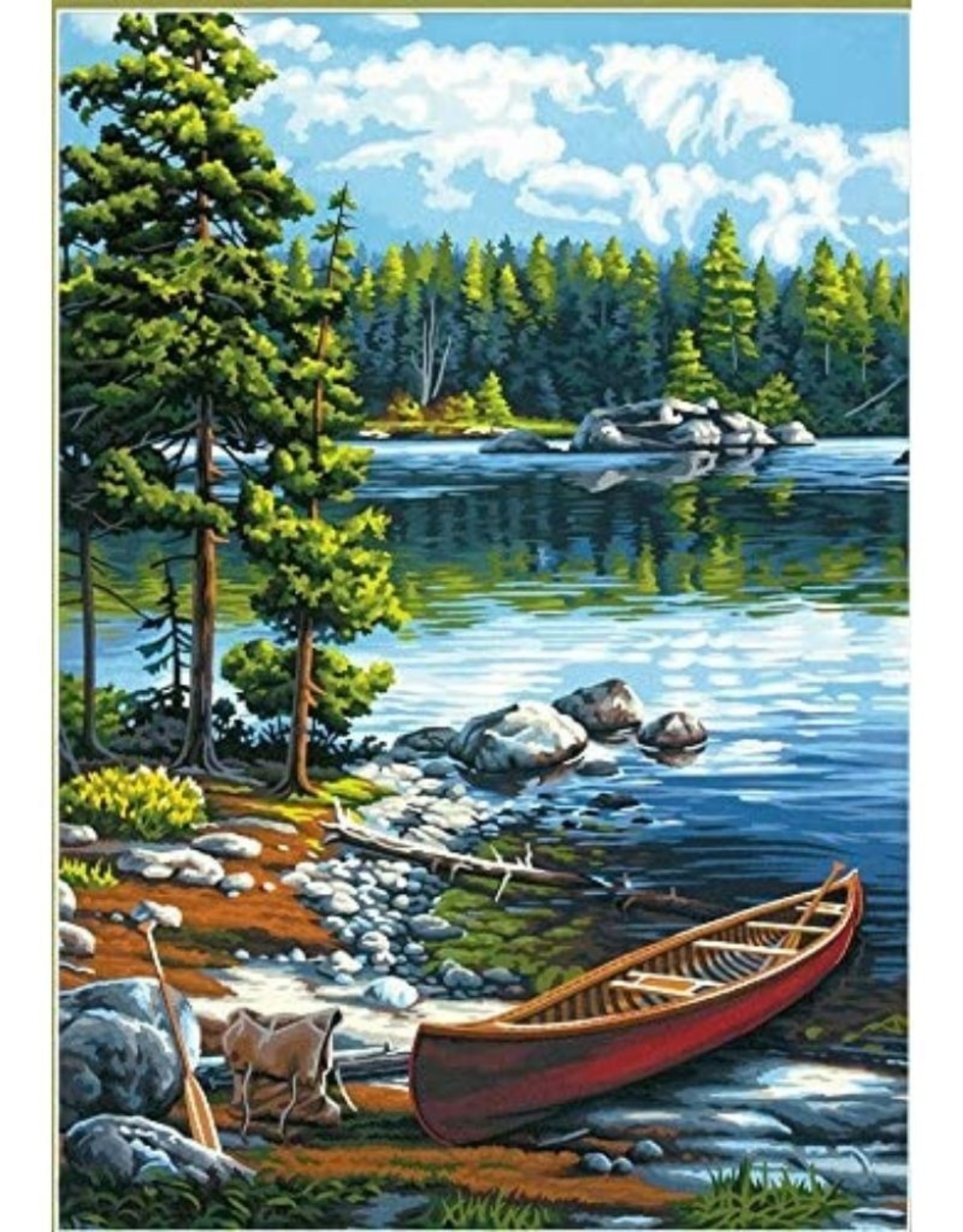 Dimensions Canoe by the Lake (Professional)