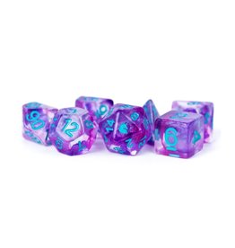 Polyhedral Dice Set: Violet Infusion